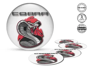 Custom Dome Stickers Style Luxury Rim Emblems